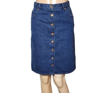 ASOS denim pencil skirt